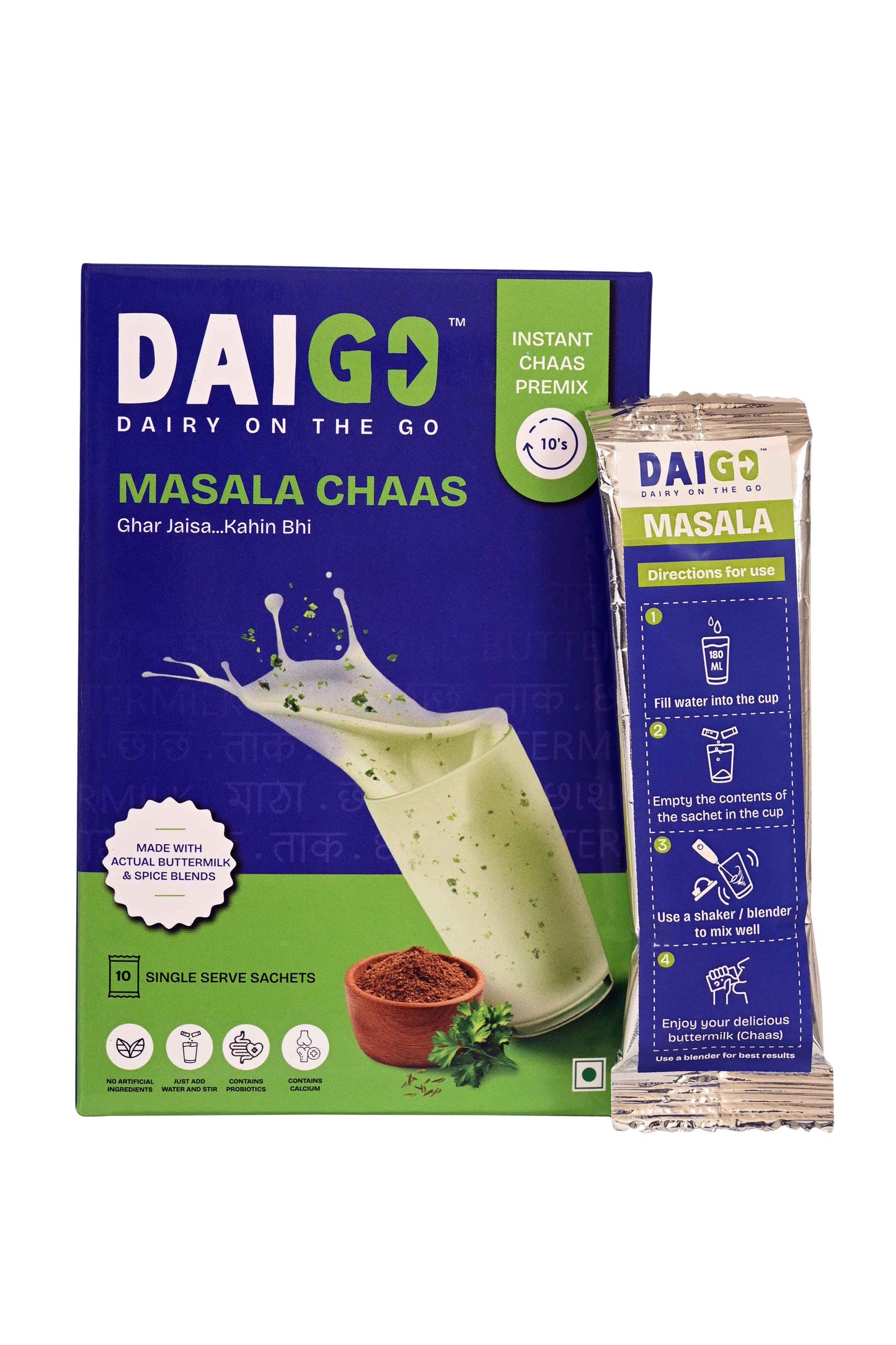 INSTANT Masala Chaas Premix - 10 Servings
