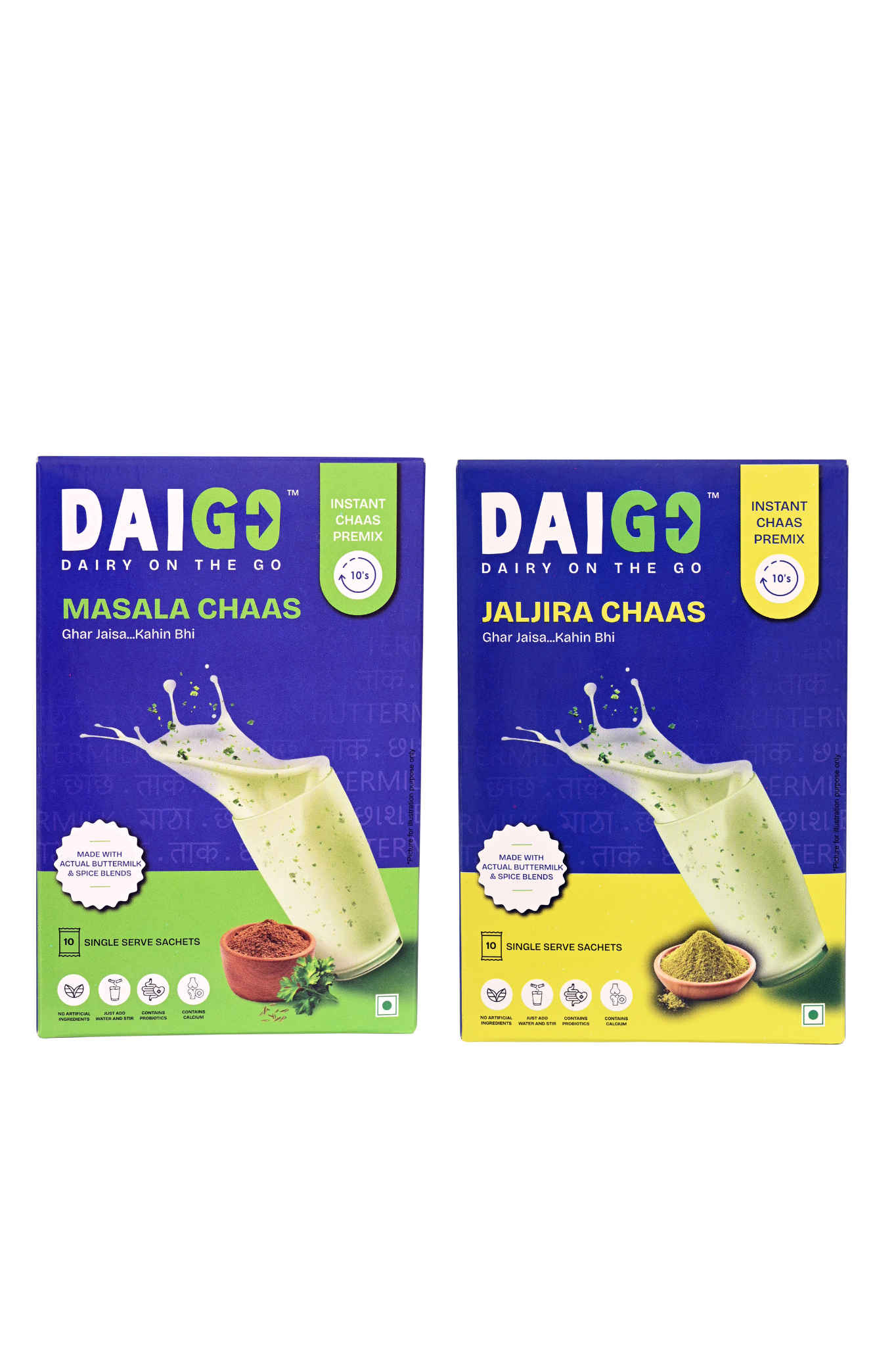 INSTANT Masala and Jaljira Chaas Premix - Combo