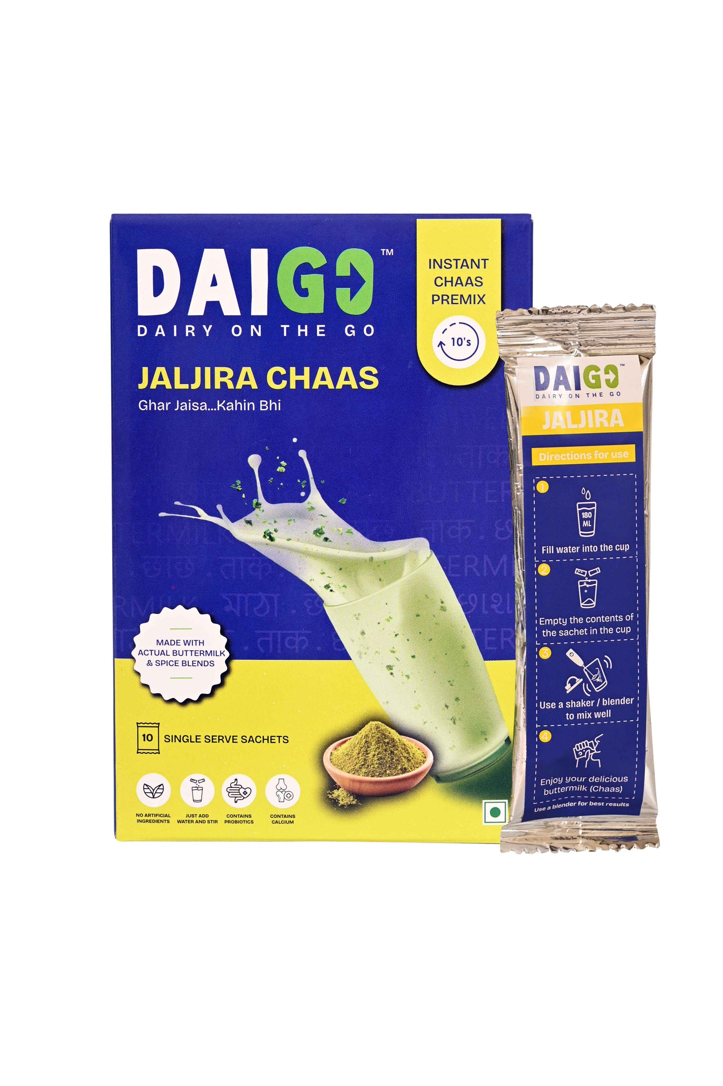 INSTANT Jaljira Chaas Premix - 10 Servings