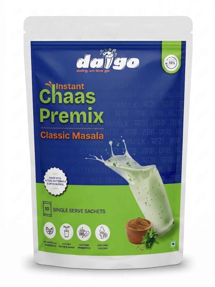 INSTANT Masala and Jaljira Chaas Premix - Combo - 20 Servings