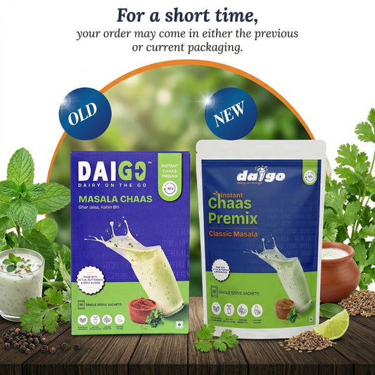 Instant Chaas Premix Combo- Masala + Whisker - 10 Servings