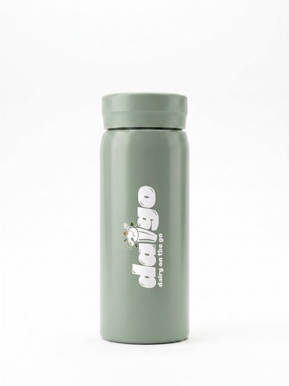 Daigo AeroSip 200 Thermosteel Insulated Water Bottle 190 ml | 24 Hr Hot and Cold | Leak-Proof Lid | ISI Certified | Vacuum Insulated