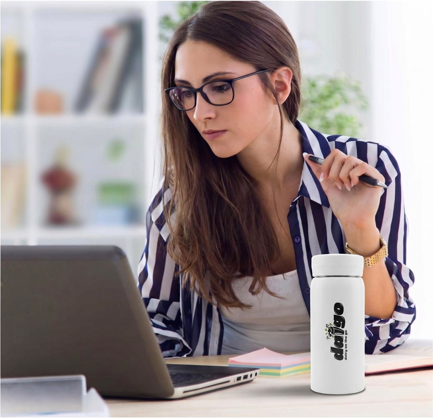 Daigo AeroSip 200 Thermosteel Insulated Water Bottle 190 ml | 24 Hr Hot and Cold | Leak-Proof Lid | ISI Certified | Vacuum Insulated