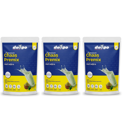 INSTANT 3 x Jaljira Chaas Premix - Combo - 30 Servings