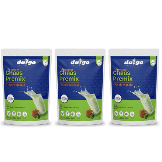 INSTANT 3 x Masala Chaas Premix - Combo - 30 Servings