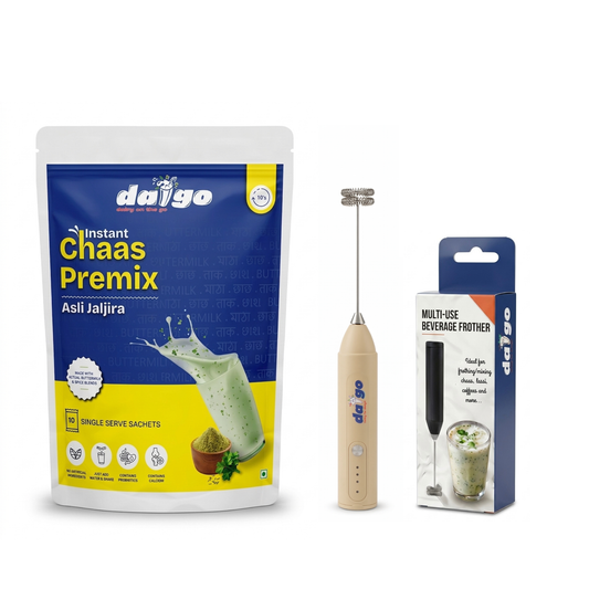 Instant Chaas Premix Combo- Jaljira + Whisker - 10 Servings