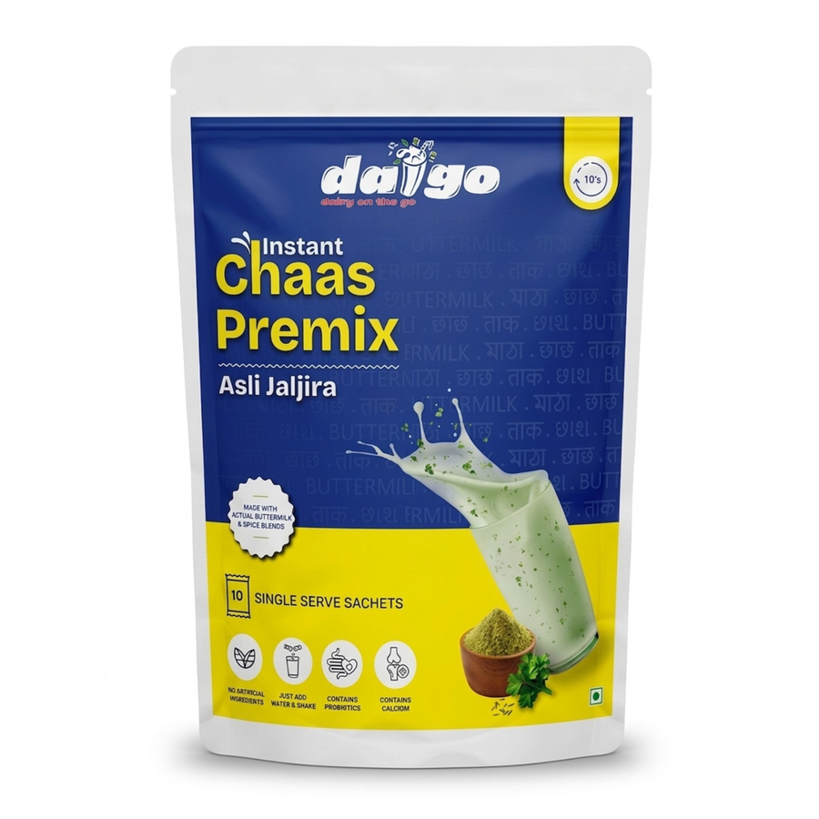 Instant Chaas Premix Combo- Jaljira + Whisker - 10 Servings