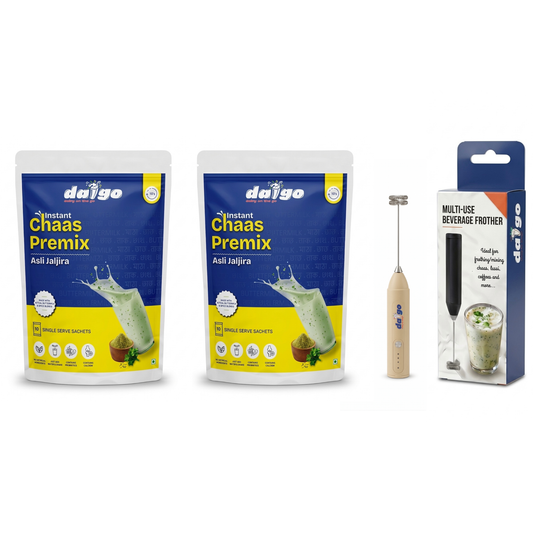 Instant Chaas Premix Combo- Jaljira x 2 + Whisker - 20 Servings
